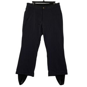 AFRC Schoeller Women's Black Fleece Lined Stirrup Snow Pants Size 14